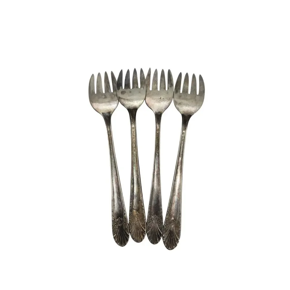 Radiance 1939 Crown Silverplate Salad Forks 6